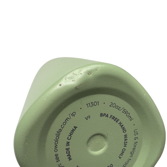 Owala SmoothSip Slider Stainless Steel Travel Mug 20oz 590 ml Green Purple Grey - Picture 7 of 7